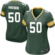 Nike Green Bay Packers 50 Women's A.J. Hawk Game Green Team Color Home Jersey