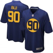 Nike Green Bay Packers 90 Youth B.J. Raji Limited Navy Blue Alternate Jersey