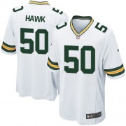 Nike Green Bay Packers 50 Youth A.J. Hawk Elite White Road Jersey