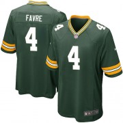 Nike Green Bay Packers 4 Youth Brett Favre Elite Green Team Color Home Jersey