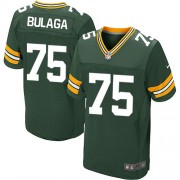 Nike Green Bay Packers 75 Men's Bryan Bulaga Elite Green Team Color Home Jersey