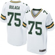 Nike Green Bay Packers 75 Men's Bryan Bulaga Elite White Road Jersey