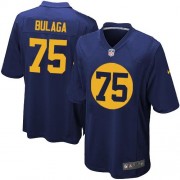 Nike Green Bay Packers 75 Men's Bryan Bulaga Game Navy Blue Alternate Jersey