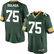 Nike Green Bay Packers 75 Men's Bryan Bulaga Limited Green Team Color Home Jersey