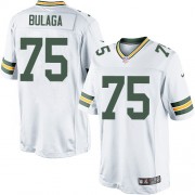 Nike Green Bay Packers 75 Men's Bryan Bulaga Limited White Road Jersey