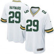 Nike Green Bay Packers 29 Men's Casey Hayward Game White Road Jersey