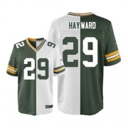 Nike Green Bay Packers 29 Men's Casey Hayward Limited Team/Road Two Tone Jersey