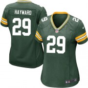 Nike Green Bay Packers 29 Women's Casey Hayward Game Green Team Color Home Jersey