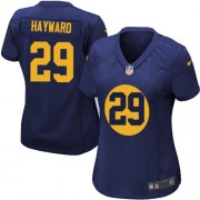 Nike Green Bay Packers 29 Women's Casey Hayward Limited Navy Blue Alternate Jersey