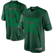 Nike Green Bay Packers 52 Men's Clay Matthews Limited Green Drenched Jersey