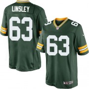 Nike Green Bay Packers 63 Men's Corey Linsley Limited Green Team Color Home Jersey