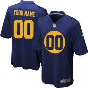 Nike Green Bay Packers Youth Elite Navy Blue Jersey