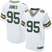 Nike Green Bay Packers 95 Men's Datone Jones Elite White Road Jersey