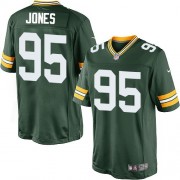 Nike Green Bay Packers 95 Men's Datone Jones Limited Green Team Color Home Jersey