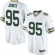 Nike Green Bay Packers 95 Men's Datone Jones Limited White Road Jersey