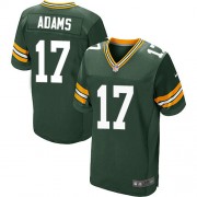 Nike Green Bay Packers 17 Men's Davante Adams Elite Green Team Color Home Jersey