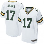 Nike Green Bay Packers 17 Men's Davante Adams Elite White Road Jersey