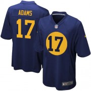 Nike Green Bay Packers 17 Men's Davante Adams Game Navy Blue Alternate Jersey