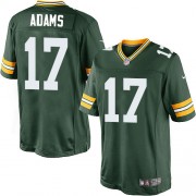 Nike Green Bay Packers 17 Men's Davante Adams Limited Green Team Color Home Jersey