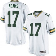 Nike Green Bay Packers 17 Men's Davante Adams Limited White Road Jersey