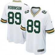 Nike Green Bay Packers 89 Men's Dave Robinson Game White Road Jersey