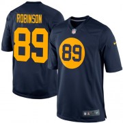 Nike Green Bay Packers 89 Men's Dave Robinson Limited Navy Blue Alternate Jersey