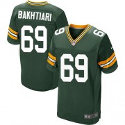 Nike Green Bay Packers 69 Men's David Bakhtiari Elite Green Team Color Home Jersey