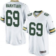 Nike Green Bay Packers 69 Men's David Bakhtiari Limited White Road Jersey