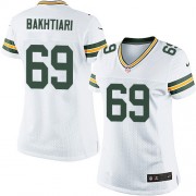 Nike Green Bay Packers 69 Women's David Bakhtiari Limited White Road Jersey