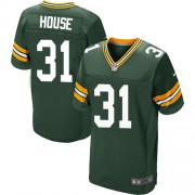 Nike Green Bay Packers 31 Men's Davon House Elite Green Team Color Home Jersey