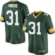 Nike Green Bay Packers 31 Men's Davon House Limited Green Team Color Home Jersey