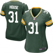 Nike Green Bay Packers 31 Women's Davon House Game Green Team Color Home Jersey