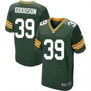 Nike Green Bay Packers 39 Men's Demetri Goodson Elite Green Team Color Home Jersey