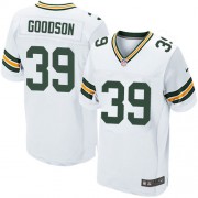 Nike Green Bay Packers 39 Men's Demetri Goodson Elite White Road Jersey
