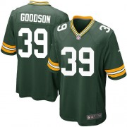 Nike Green Bay Packers 39 Men's Demetri Goodson Game Green Team Color Home Jersey