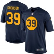 Nike Green Bay Packers 39 Youth Demetri Goodson Elite Navy Blue Alternate Jersey