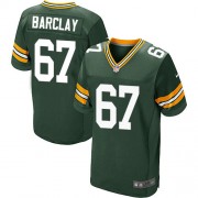 Nike Green Bay Packers 67 Men's Don Barclay Elite Green Team Color Home Jersey