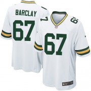 Nike Green Bay Packers 67 Men's Don Barclay Game White Road Jersey