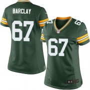 Nike Green Bay Packers 67 Women's Don Barclay Elite Green Team Color Home Jersey