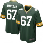 Nike Green Bay Packers 67 Youth Don Barclay Elite Green Team Color Home Jersey