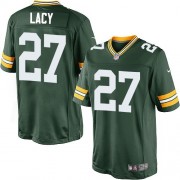 Nike Green Bay Packers 27 Men's Eddie Lacy Limited Green Team Color Home Jersey