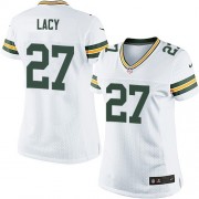Nike Green Bay Packers 27 Women's Eddie Lacy Elite White Road Jersey Nike Green Bay Packers 27 Women's Eddie Lacy Elite White Road Jersey