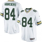 Nike Green Bay Packers 84 Youth Jared Abbrederis Elite White Road Jersey