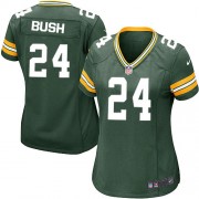 Nike Green Bay Packers 24 Women's Jarrett Bush Game Green Team Color Home Jersey