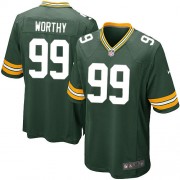 Nike Green Bay Packers 99 Youth Jerel Worthy Elite Green Team Color Home Jersey